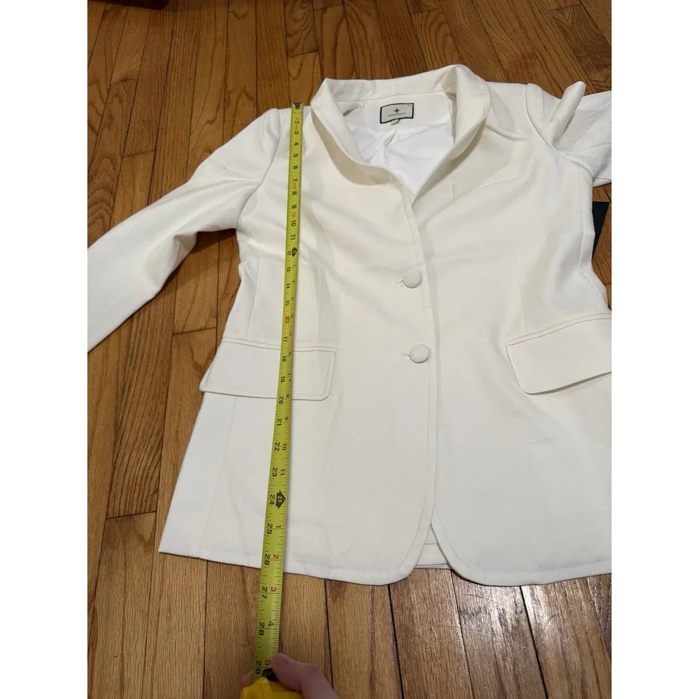 Tuckernuck NWT Cream Wool Warner Two-Blazer Size XS‎
